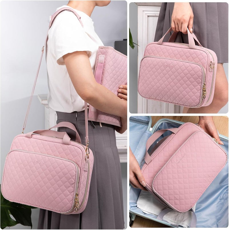IMAGINING Large Bible Case with Bible Cover for Women - Bible Carrying Case with Shoulder Strap - Bible Bag Packed in Gift Box - Bible Carrier with Pockets for Bible Study Suppliers - Bible Gift Girls - Image 5